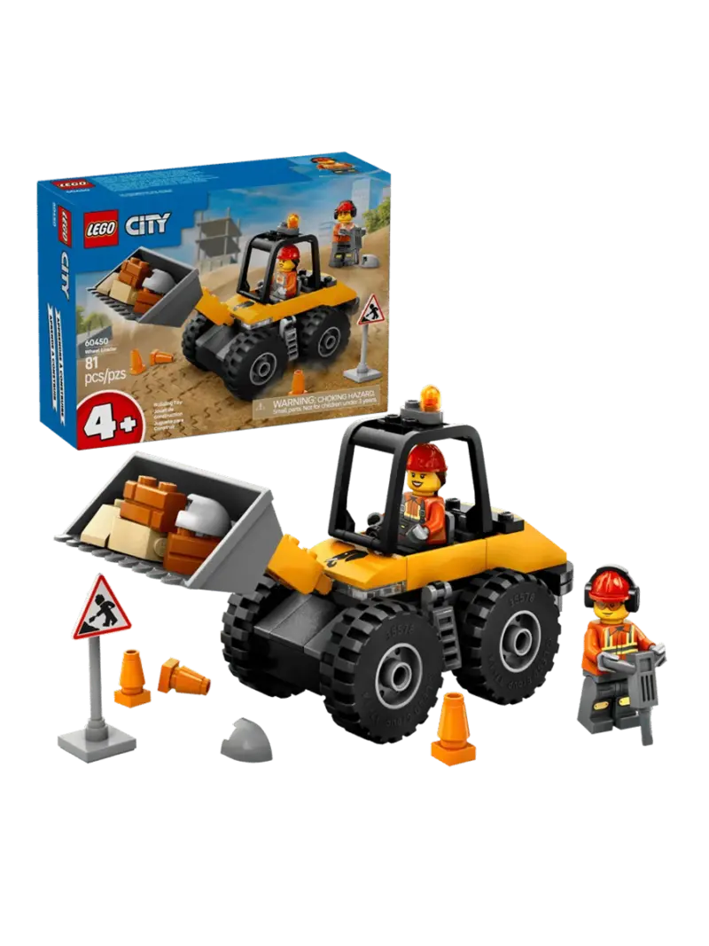 Конструктор LEGO City Желтый колесный погрузчик