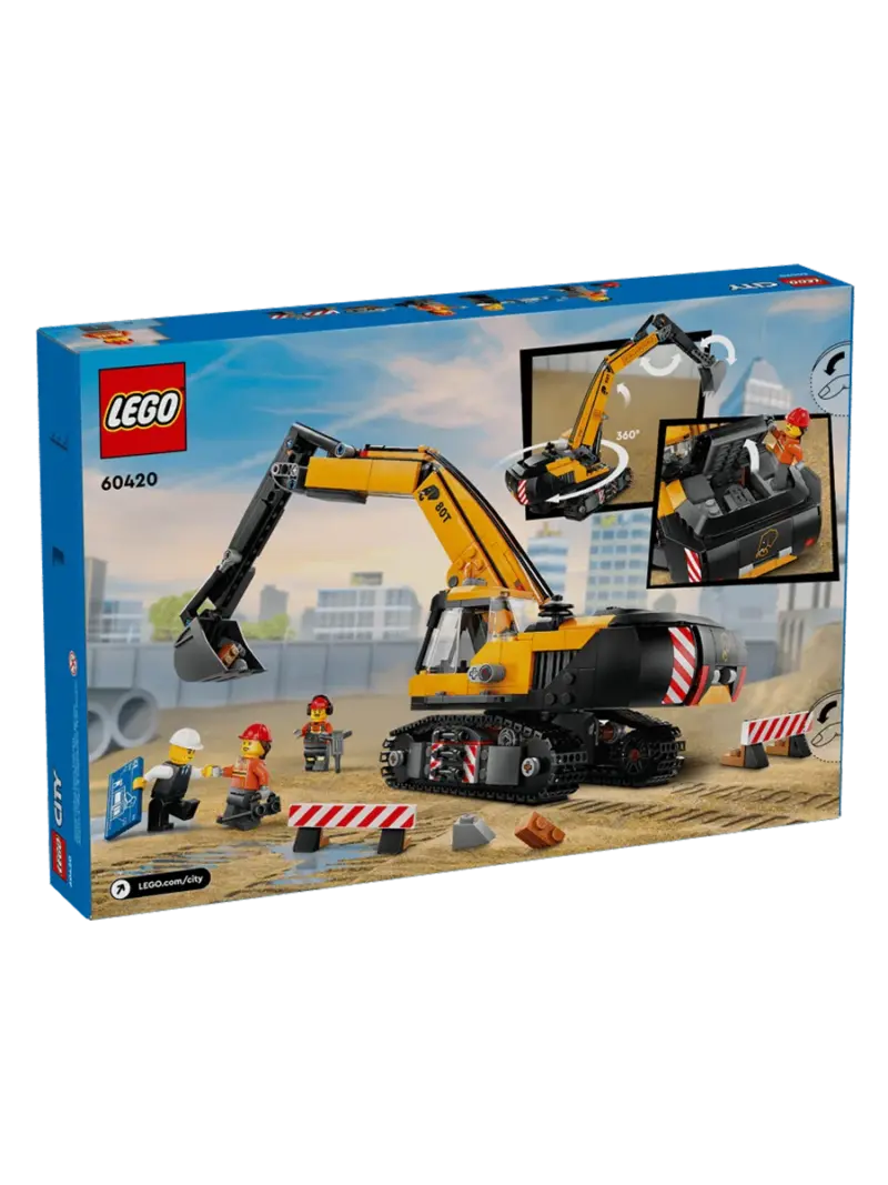 lego-city-zheltyi-stroitelnyi-ekskavator-1 Конструктор LEGO City Желтый строительный экскаватор — купить в Ташкенте | BCstore