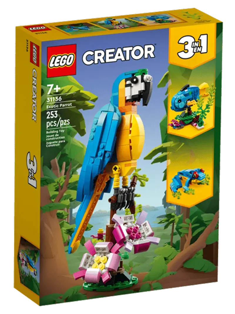 Конструктор LEGO Creator 3 в 1 Экзотический попугай — купить в Ташкенте | BCstore