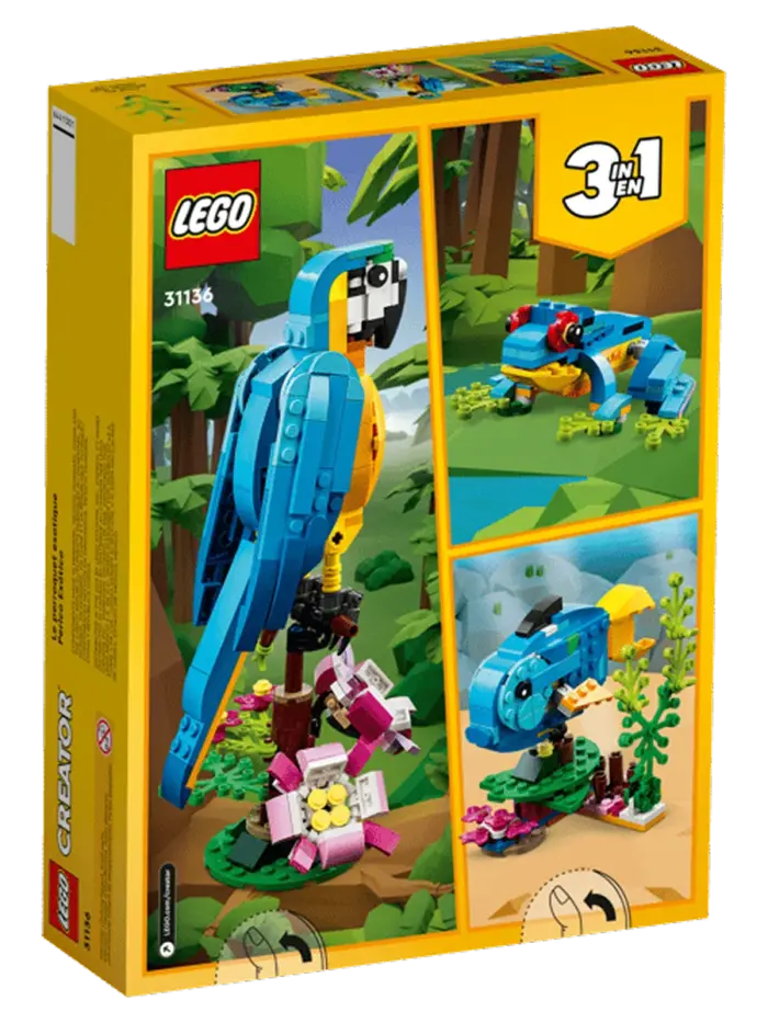 Конструктор LEGO Creator 3 в 1 Экзотический попугай