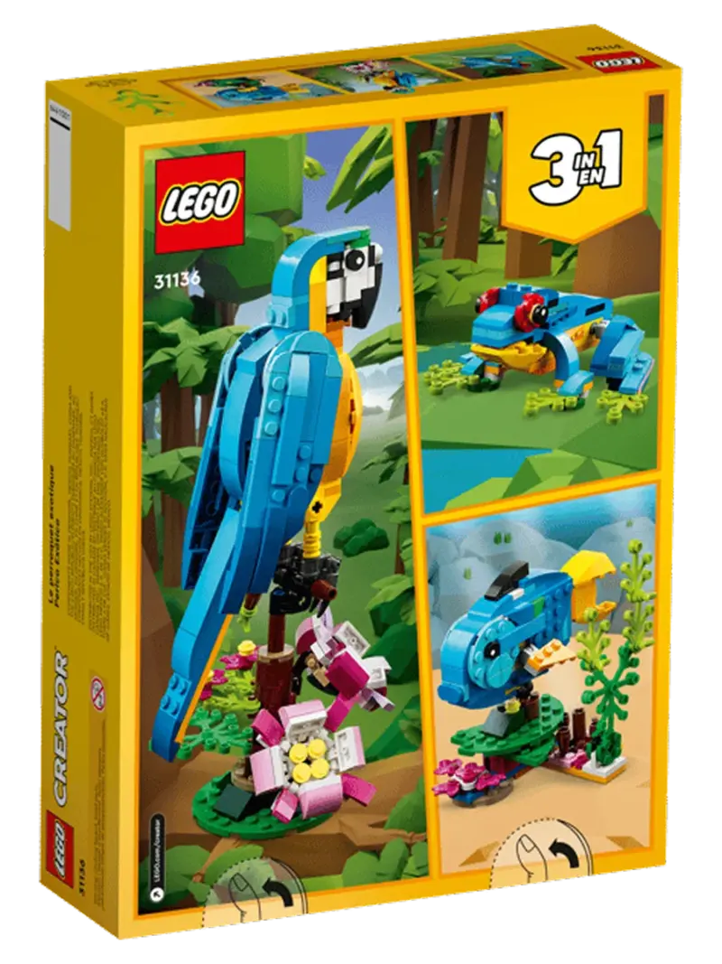 Конструктор LEGO Creator 3 в 1 Экзотический попугай