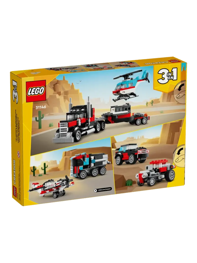 lego-creator-transportirovshchik-vertoleta-1 Конструктор LEGO Creator 3 в 1 Транспортировщик вертолета — купить в Ташкенте | BCstore