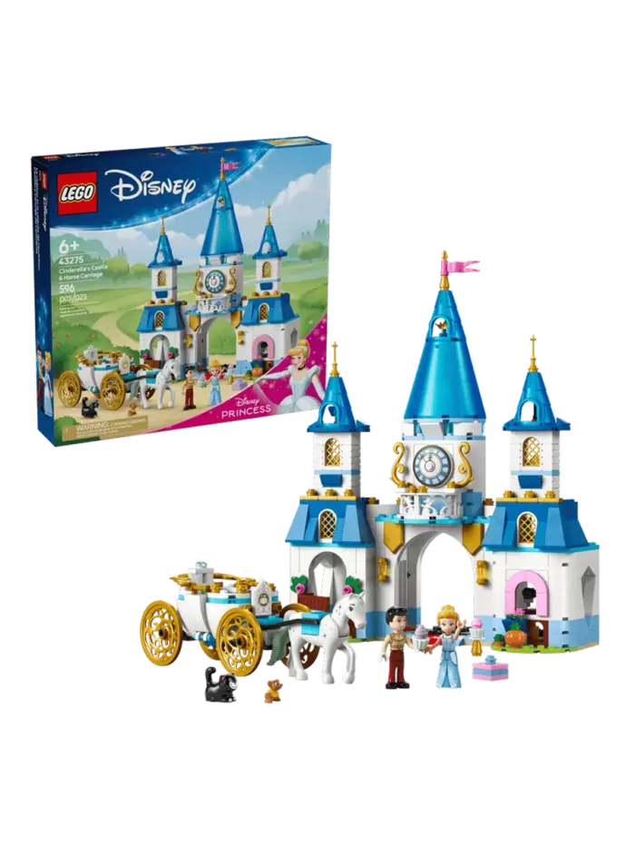 Конструктор LEGO Disney Замок и карета Золушки