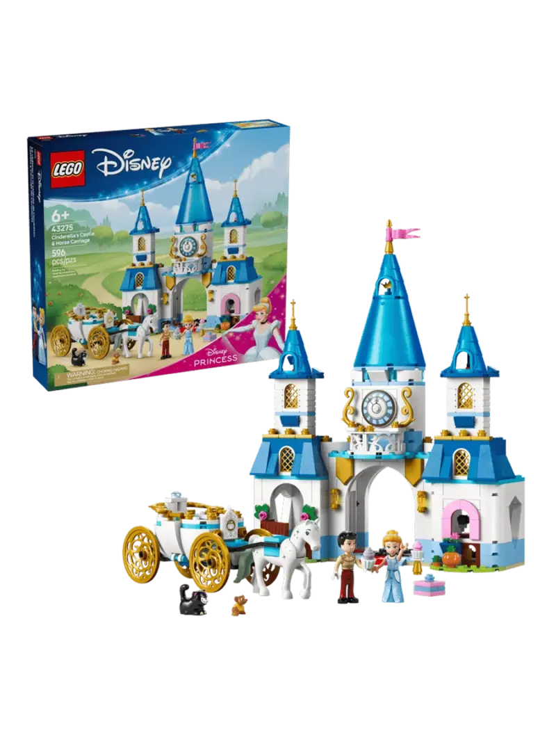 Конструктор LEGO Disney Замок и карета Золушки