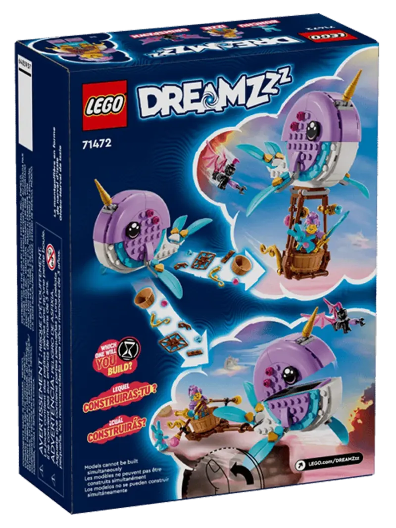 lego-dreamzzz-vozdushnyi-shar-narval-izzi-1 Конструктор LEGO DREAMZzz Воздушный шар-нарвал Иззи — купить в Ташкенте | BCstore