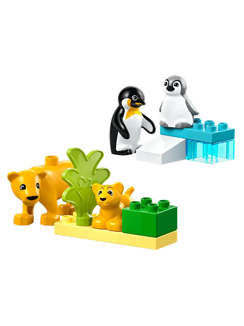 Конструктор LEGO DUPLO Дикие животные пингвины и львы