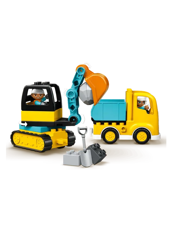 Конструктор LEGO DUPLO Грузовик и экскаватор-ползун Конструктор LEGO DUPLO Грузовик и экскаватор-ползун
