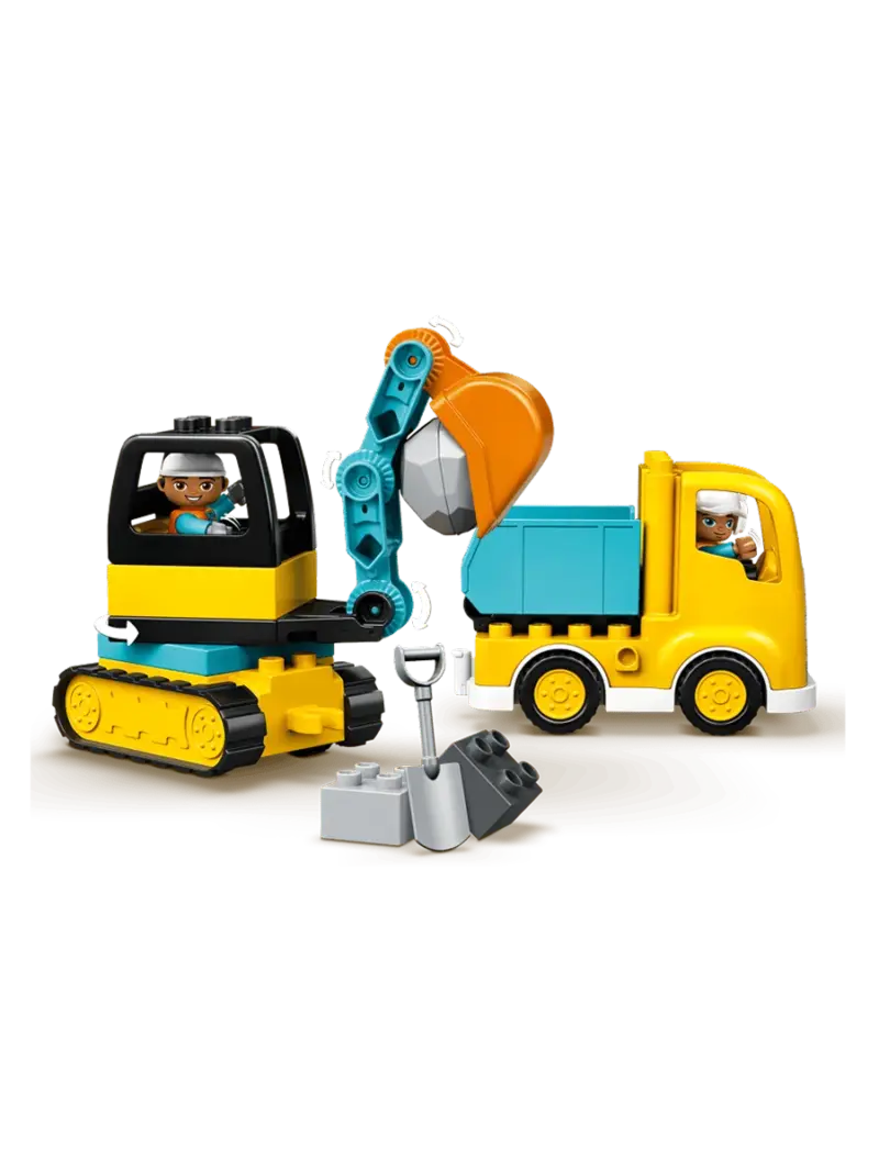 Конструктор LEGO DUPLO Грузовик и экскаватор-ползун