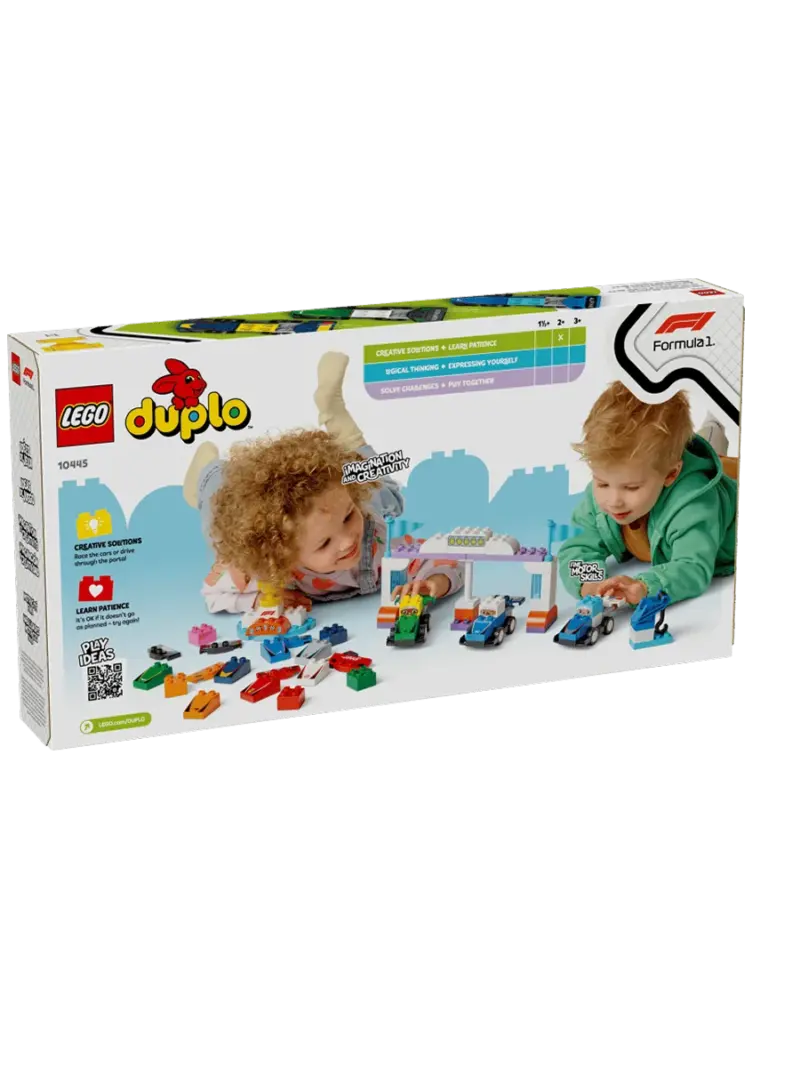 Конструктор LEGO DUPLO Команда Ф1 болиды и пилоты — купить в Ташкенте | BCstore