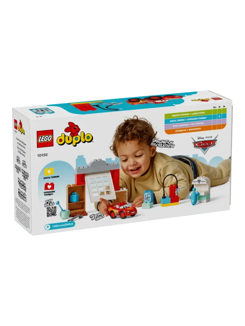 lego-duplo-vizit-molnii-makkuina-1 Конструктор LEGO DUPLO Визит Молнии Маккуина к Док Хадсону — купить в Ташкенте | BCstore
