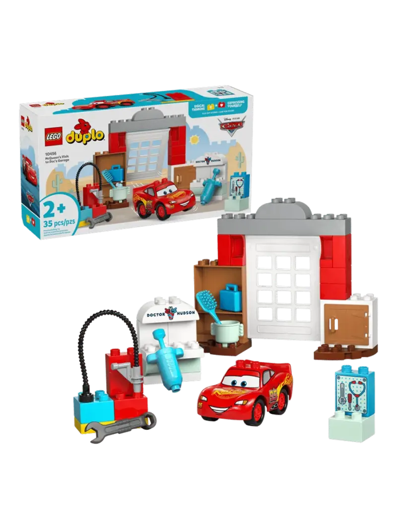 Конструктор LEGO DUPLO Визит Молнии Маккуина к Док Хадсону