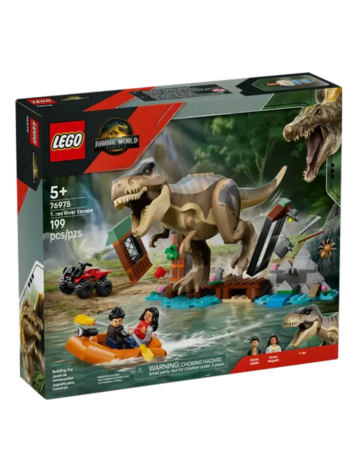 Конструктор LEGO Jurassic World Побег Т-Рекса по реке