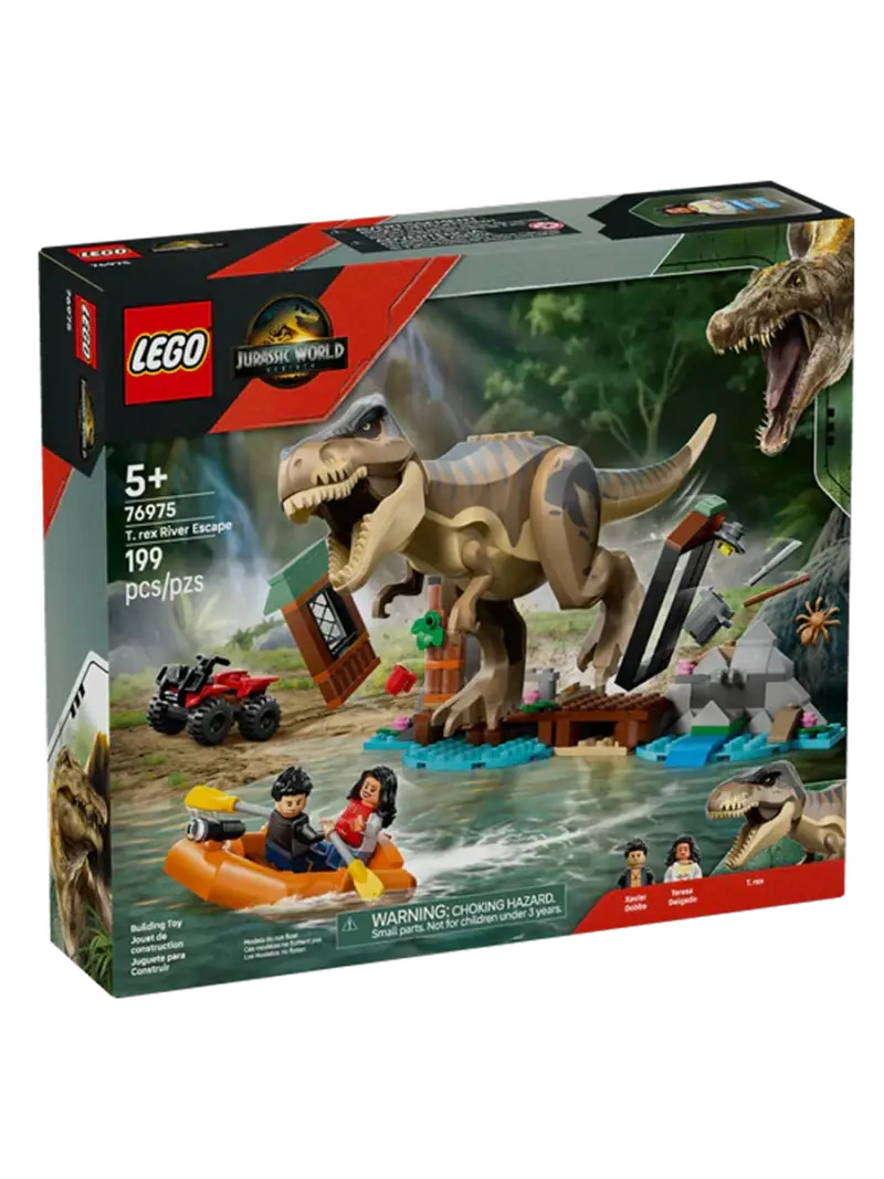 Конструктор LEGO Jurassic World Побег Т-Рекса по реке