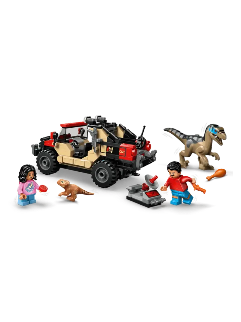 Конструктор LEGO Jurassic World Погоня за велоцираптором