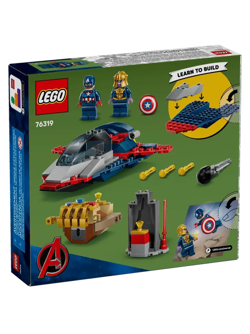 lego-marvel-kapitan-amerika-protiv-tanosa-1 Конструктор LEGO Marvel Капитан Америка против Таноса — купить в Ташкенте | BCstore
