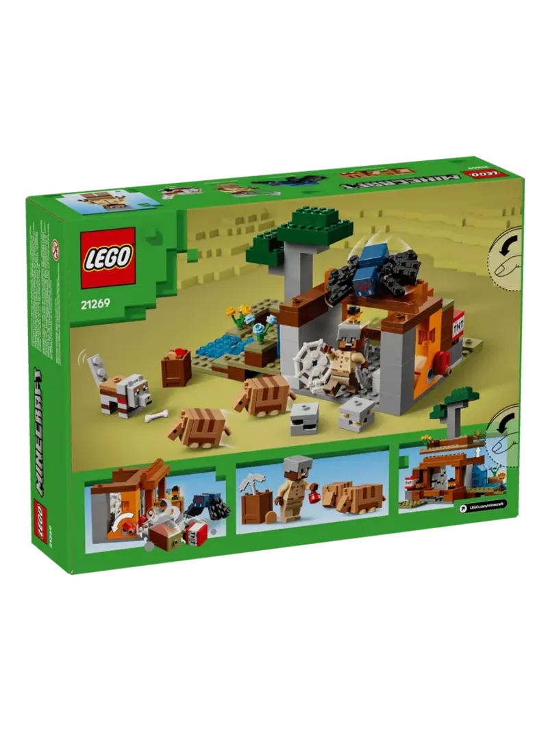 lego-minecraft-shahterskaya-ekspediciya-1 Конструктор LEGO Minecraft Шахтерская экспедиция с броненосцем — купить в Ташкенте | BCstore