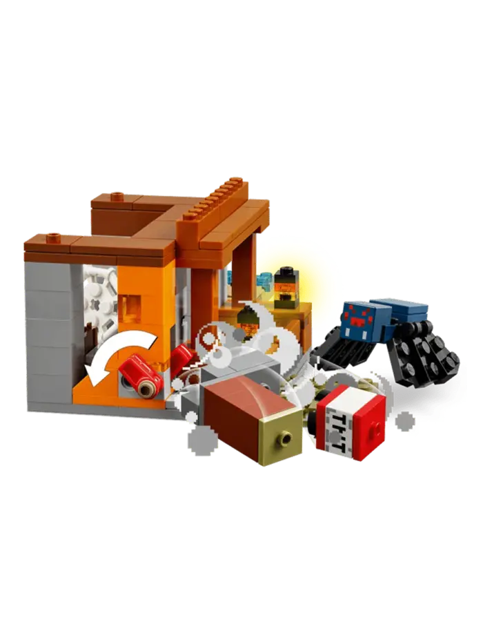 Конструктор LEGO Minecraft Шахтерская экспедиция с броненосцем