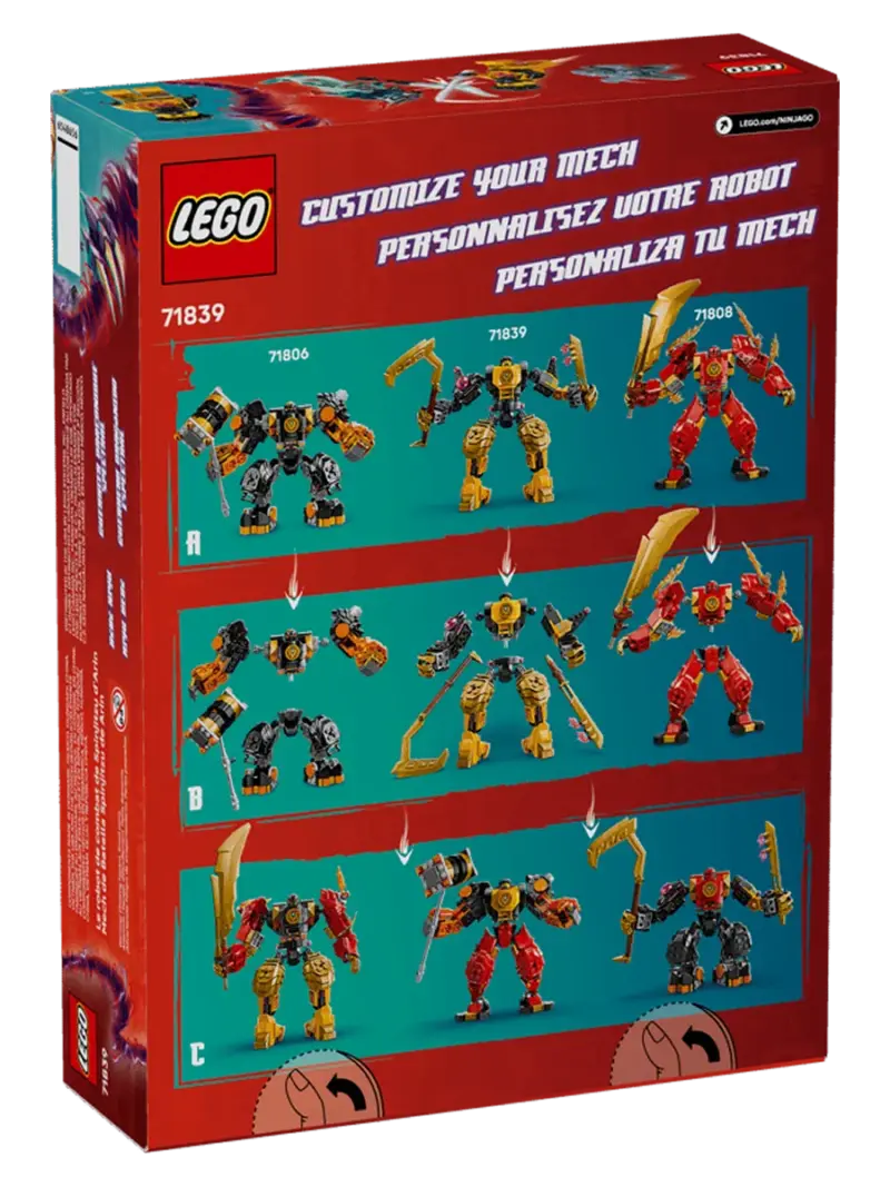 Конструктор LEGO Ninjago Боевой мех-спинджитцу Арина — купить в Ташкенте | BCstore