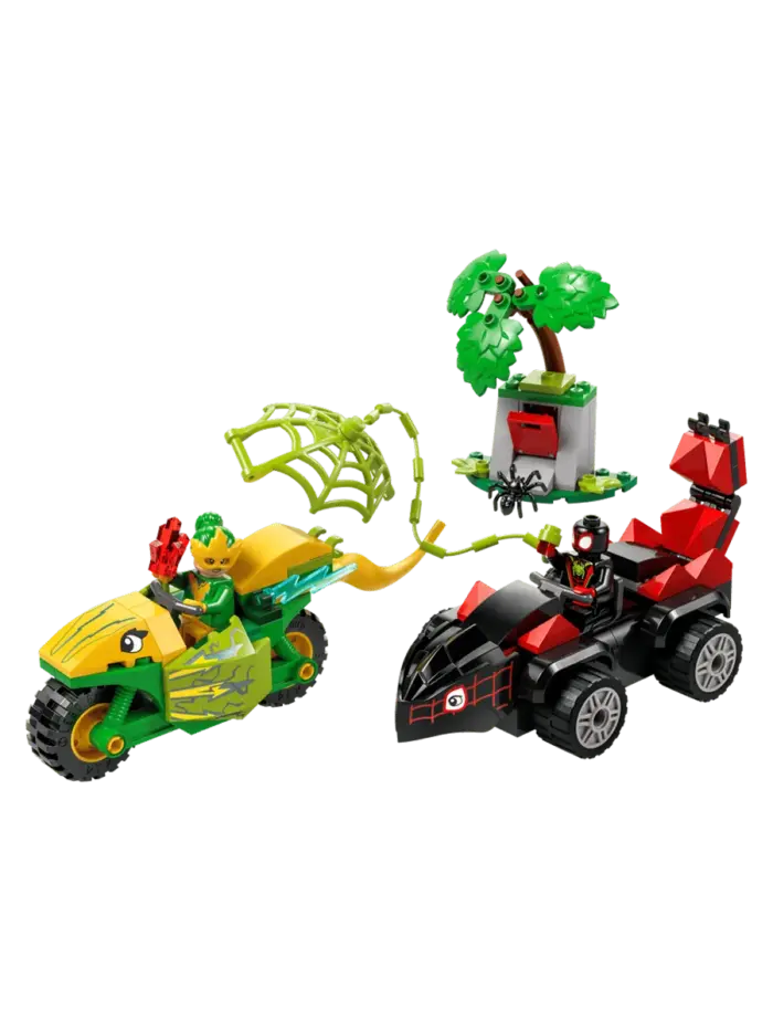 Конструктор LEGO Spidey Спин и электро-диномобиль