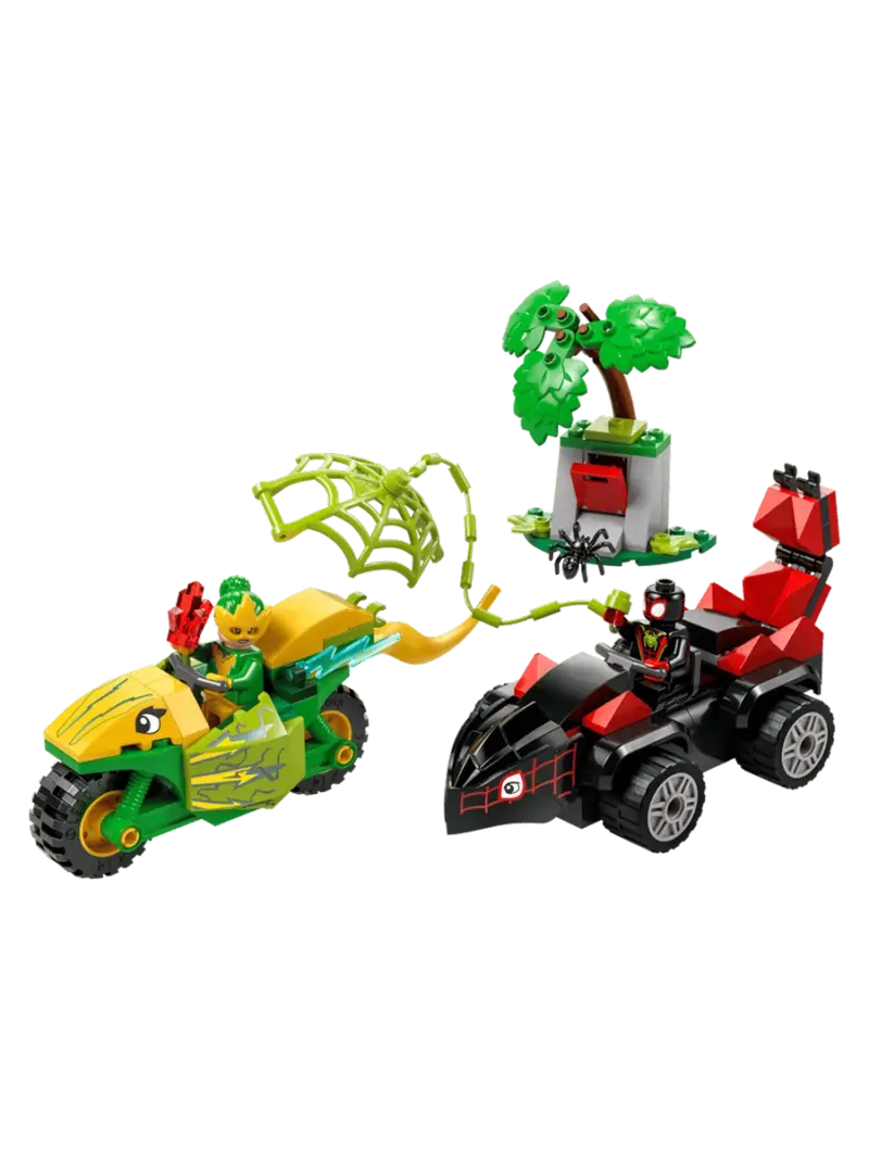 Конструктор LEGO Spidey Спин и электро-диномобиль