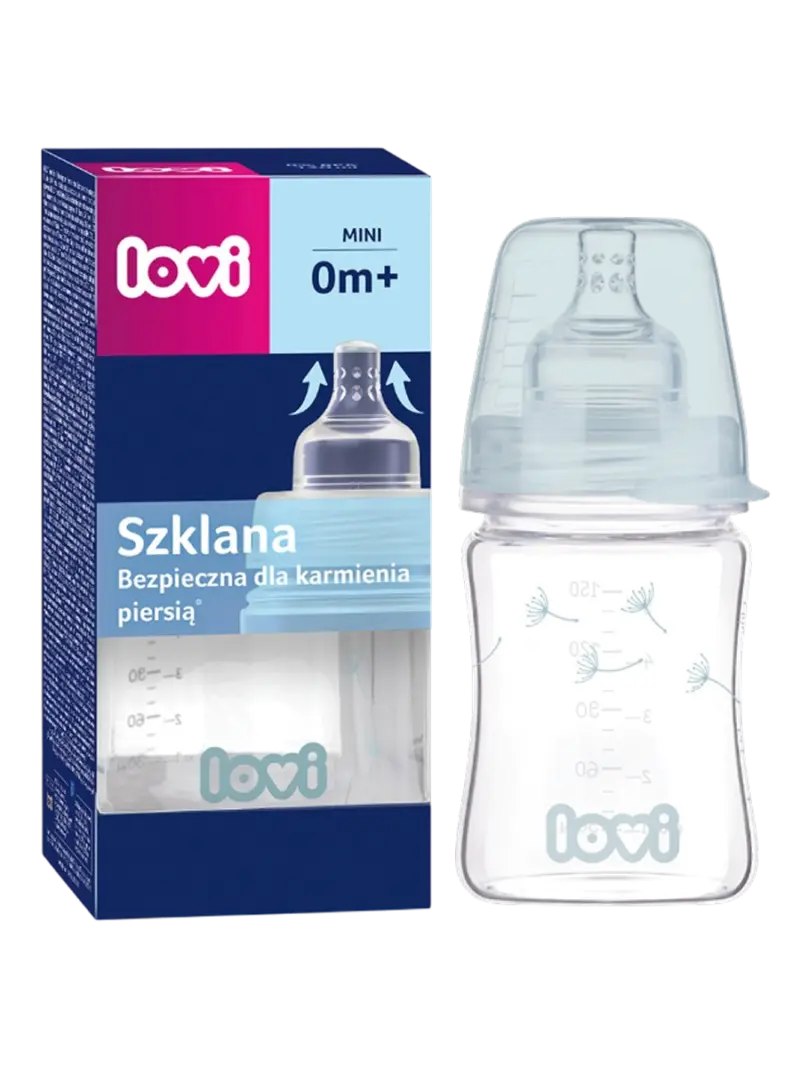 Бутылочка стеклянная LOVI Diamond Botanic