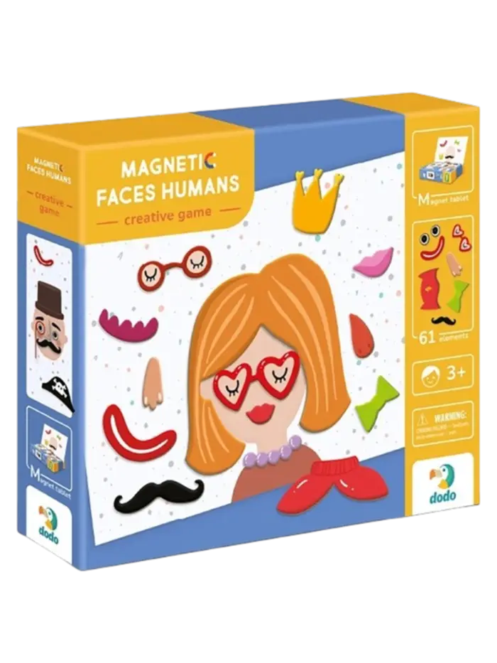 Магнитная развивающая игра Лица DODO Humans
