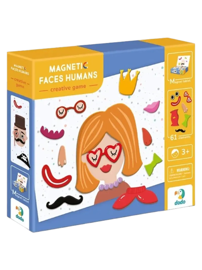Магнитная развивающая игра Лица DODO Humans