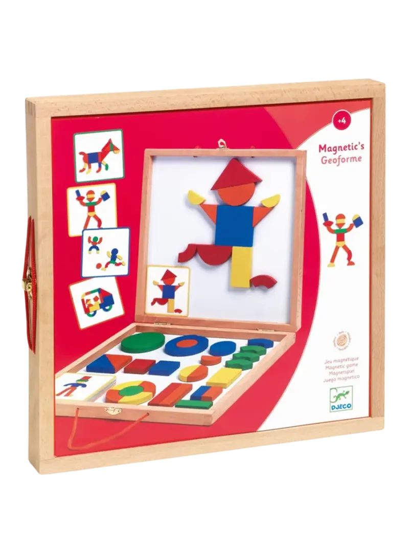 Магнитная игра-чемоданчик с формами DJECO Géoforme
