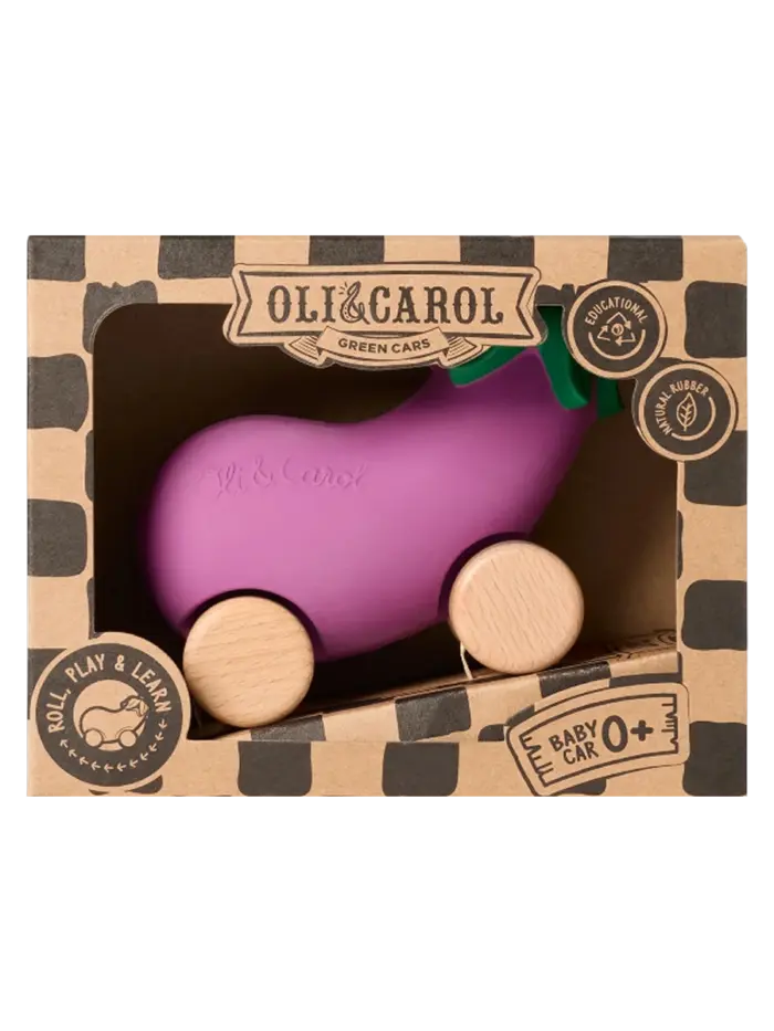 Игрушка-прорезыватель на деревянных колесах Oliandcarol Игрушка-прорезыватель на деревянных колесах Oliandcarol