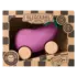 Игрушка-прорезыватель на деревянных колесах Oliandcarol