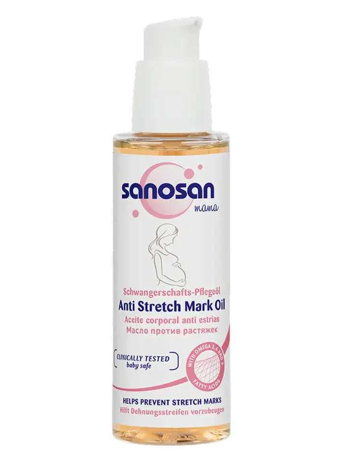 Масло массажное детское Sanosan Baby с миндальным маслом и календулой 0+ мес