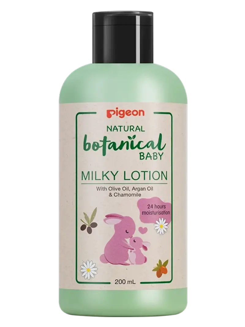 Молочко для тела детское Pigeon Natural Botanical