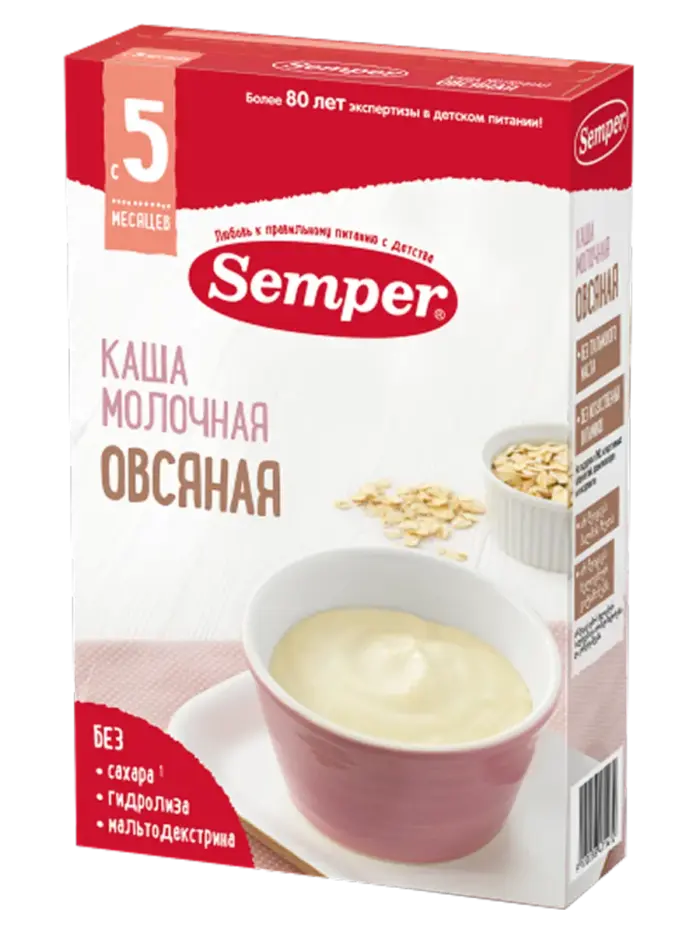 Каша детская Semper молочная Каша детская Semper молочная