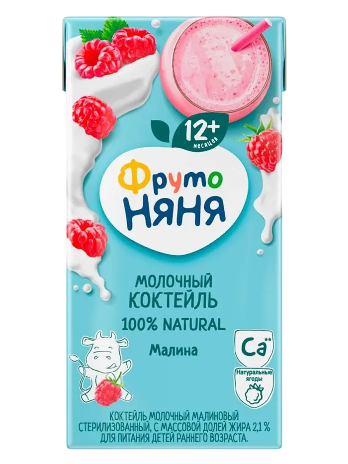 Молочный коктейль ФрутоНяня Молочный коктейль ФрутоНяня