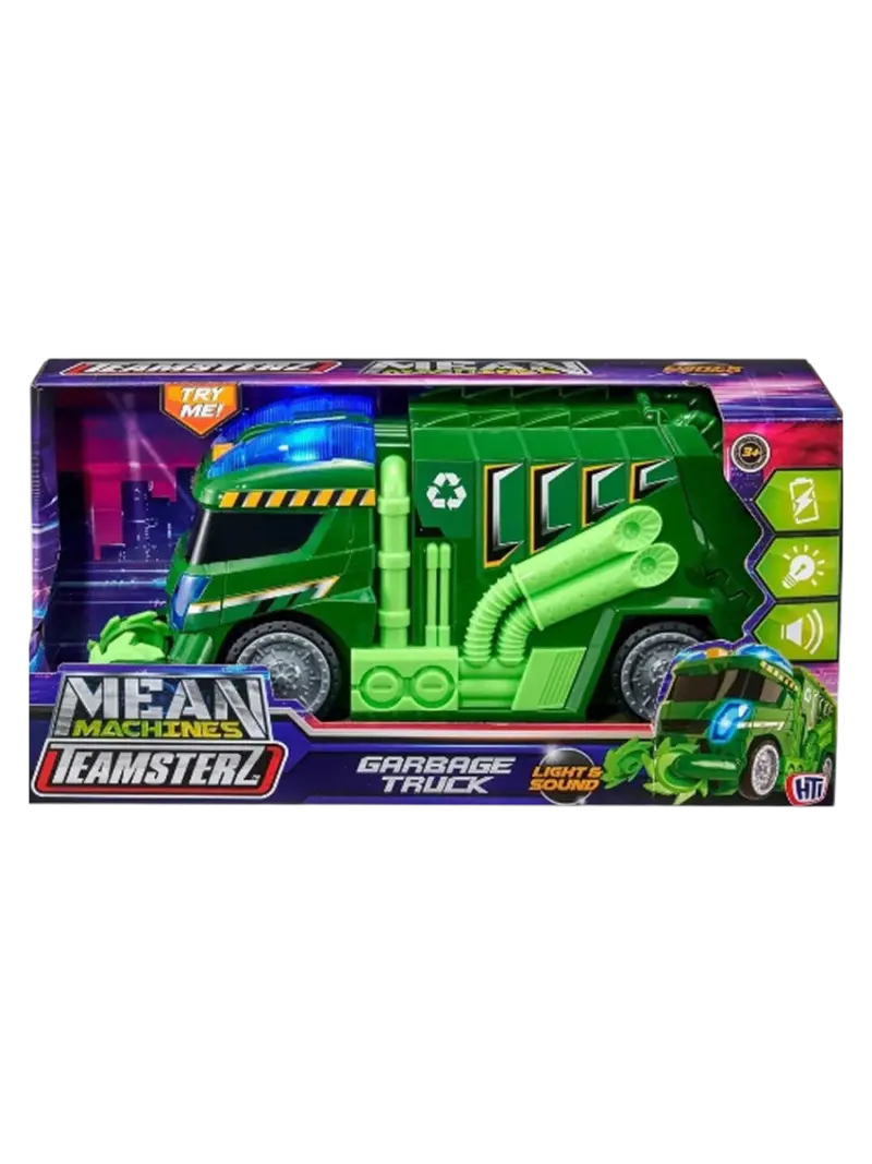Машинка игрушечная интерактивная HTI Teamsterz Garbage Truck