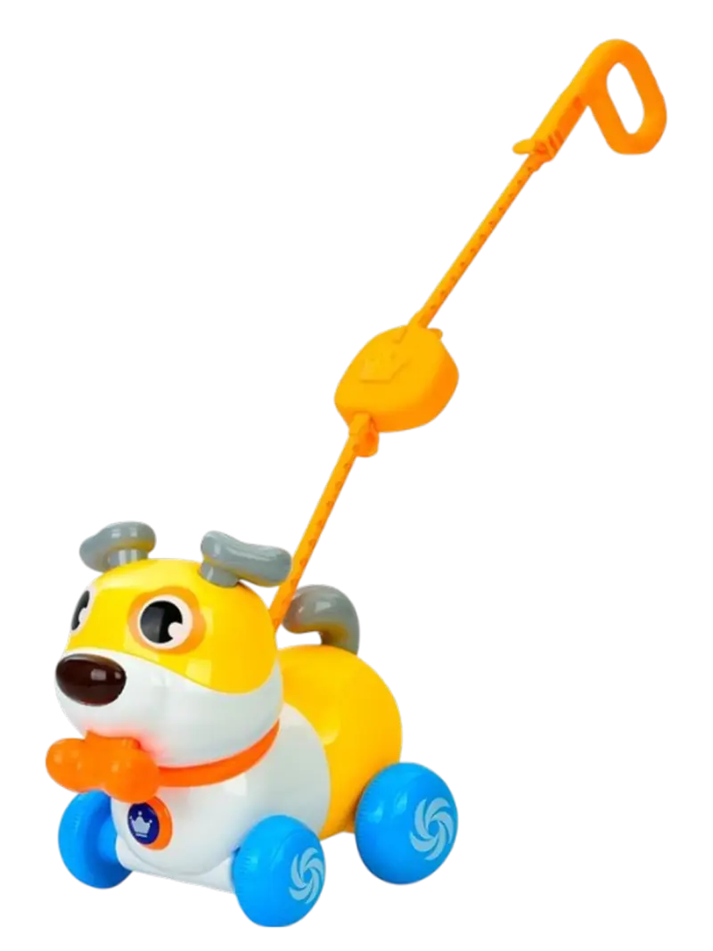 Игрушка-каталка музыкальная Собачка Huanger