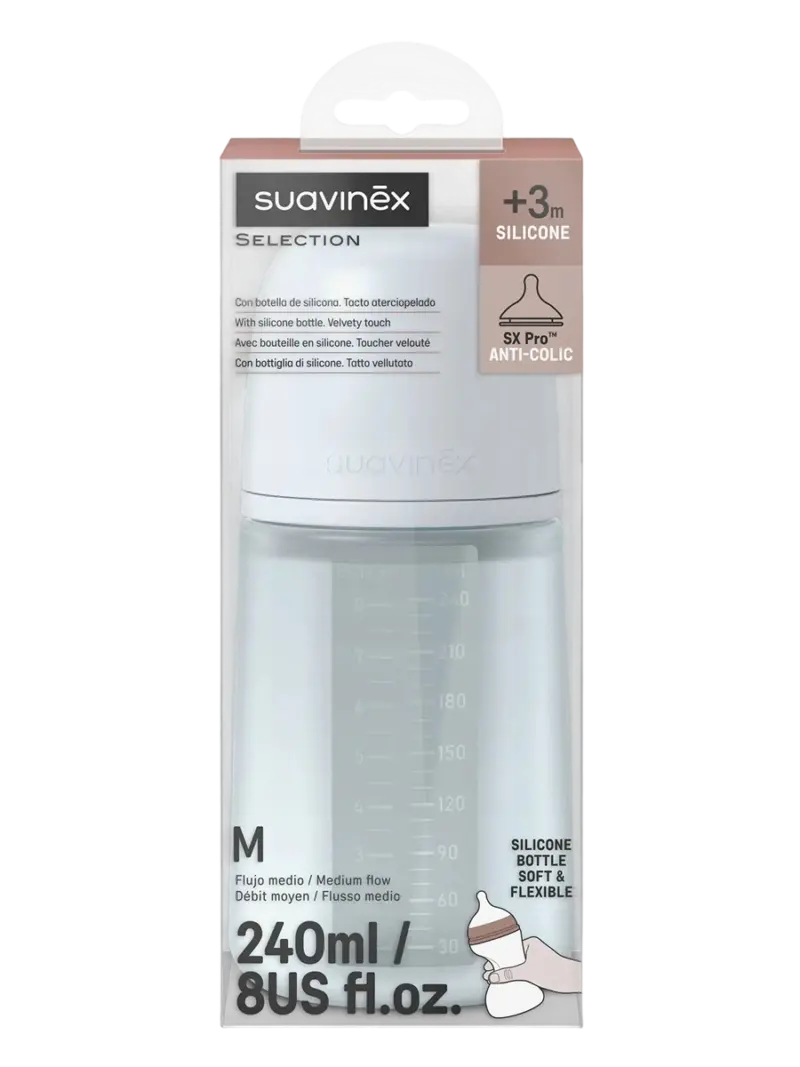 Бутылочка силиконовая Suavinex