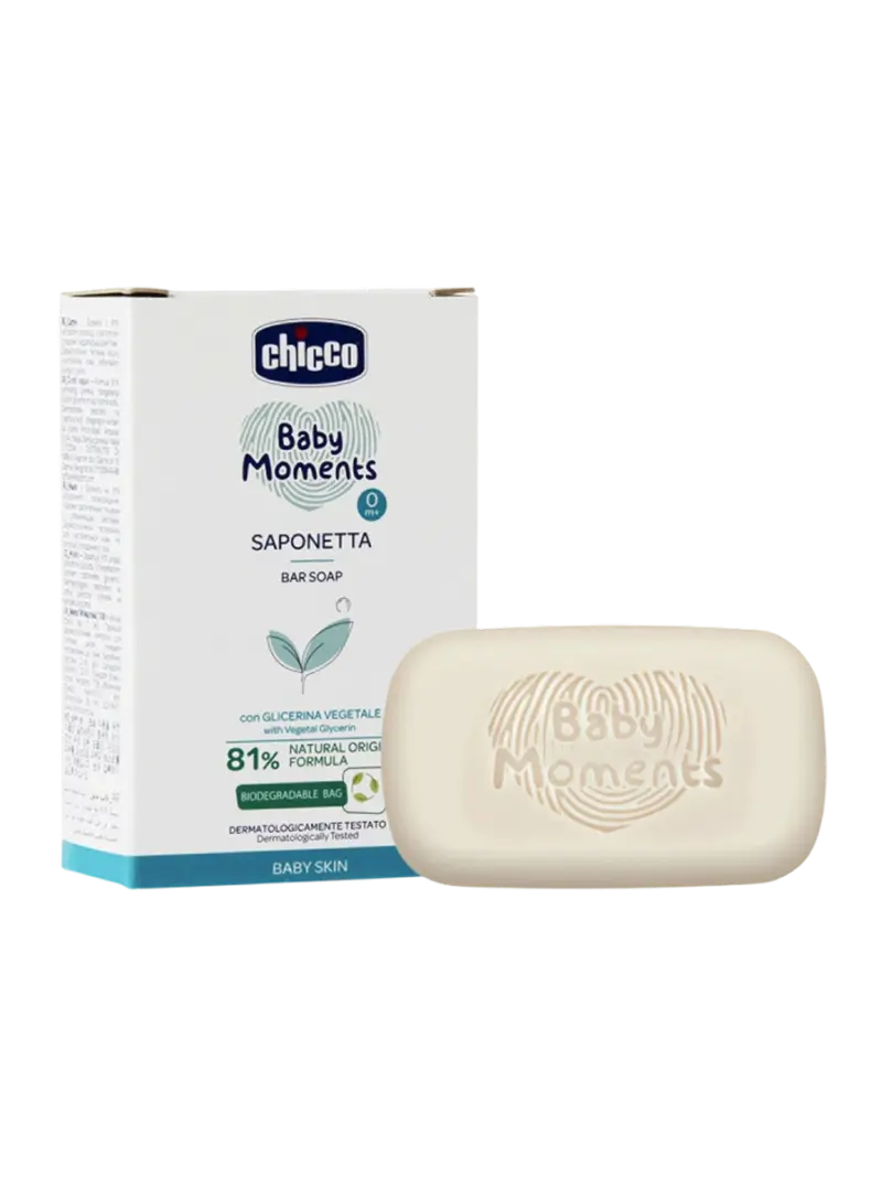 Мыло детское твердое Chicco Baby Moments