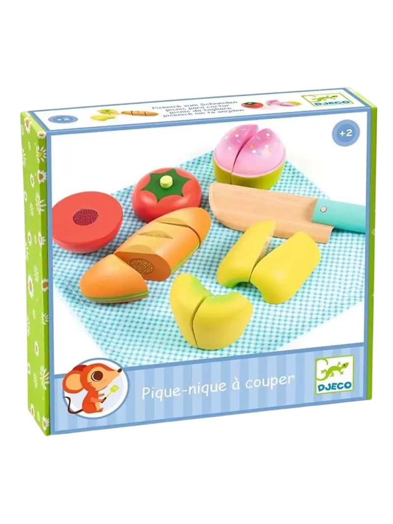 Игровой набор продуктов на липучках DJECO Пикник