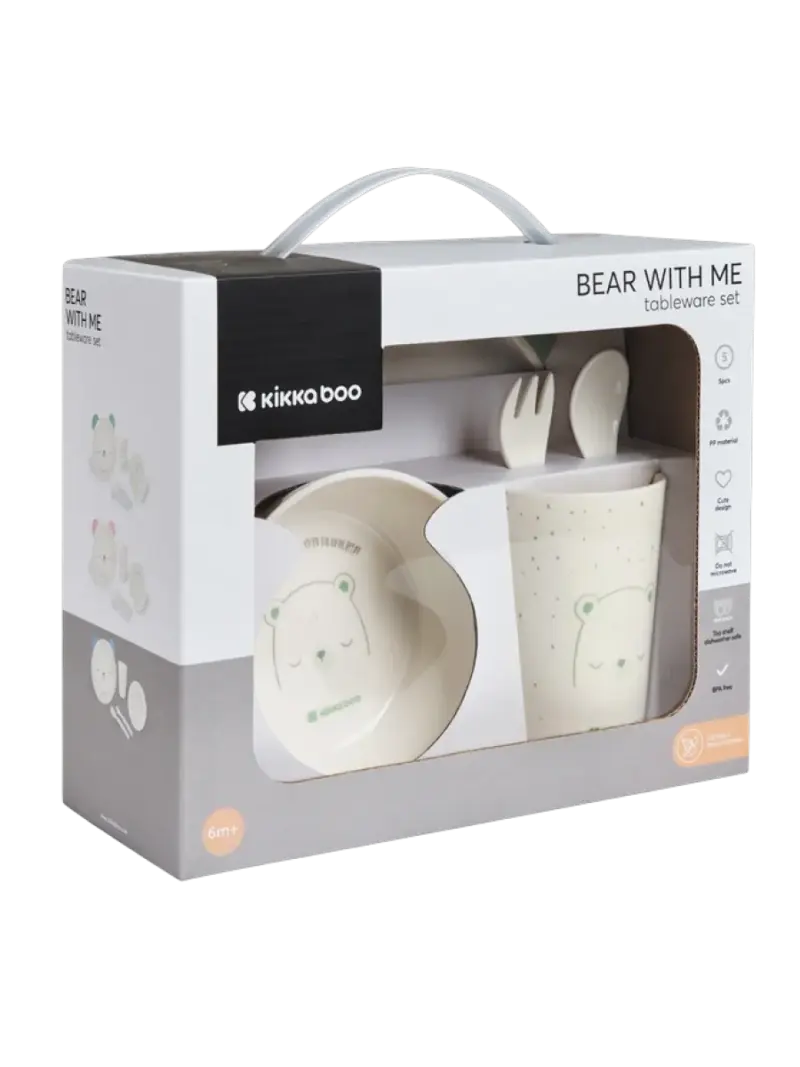 Набор детской посуды KikkaBoo Bear with Me Mint