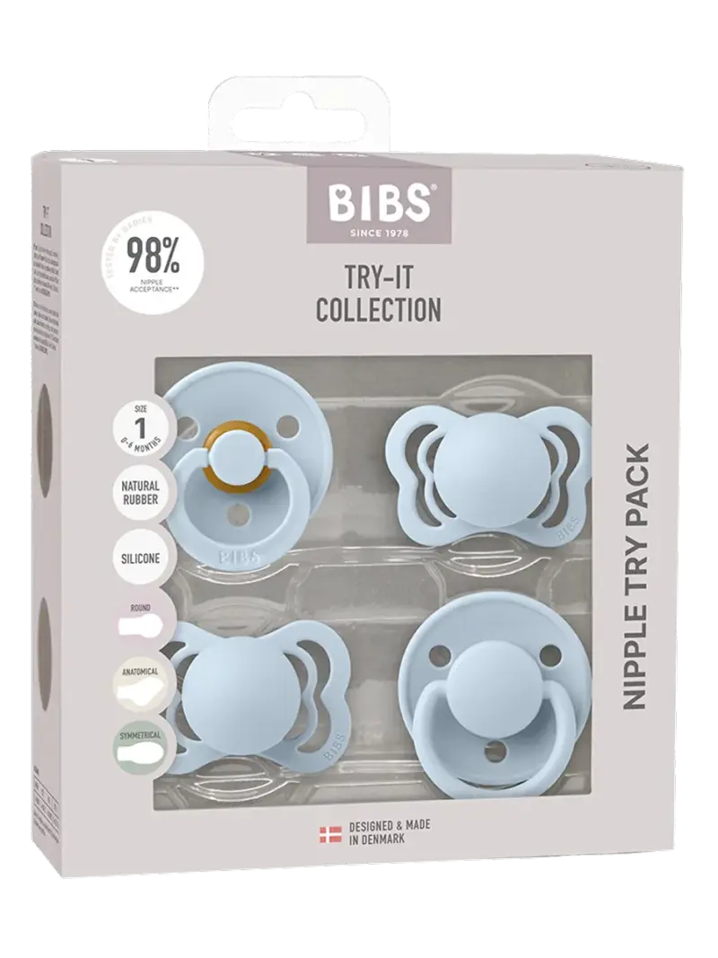 Набор пустышек BIBS Try-it (4 шт)