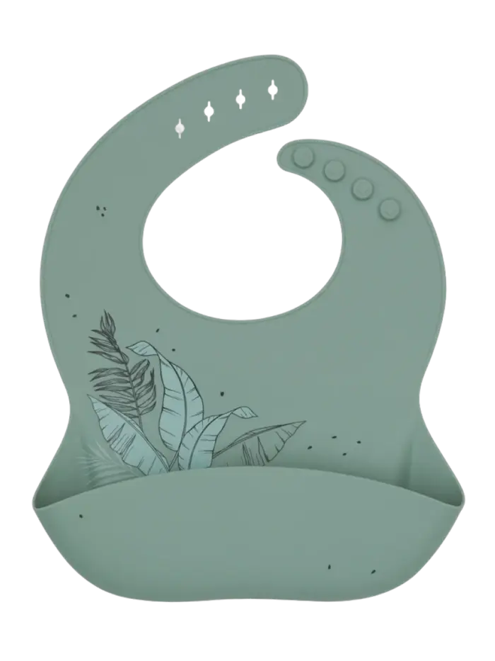 Нагрудник силиконовый KikkaBoo Platinum Flora Нагрудник силиконовый KikkaBoo Platinum Flora