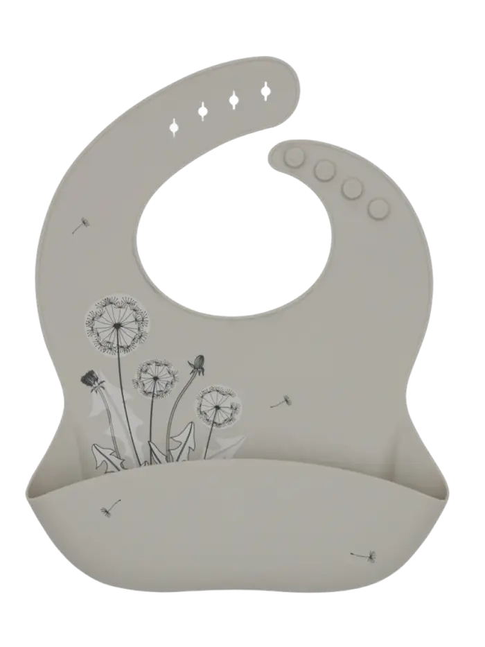 Нагрудник силиконовый KikkaBoo Platinum Flora Нагрудник силиконовый KikkaBoo Platinum Flora