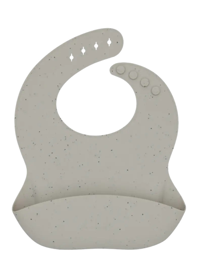 Нагрудник силиконовый с карманом KikkaBoo Platinum Silicone Sand