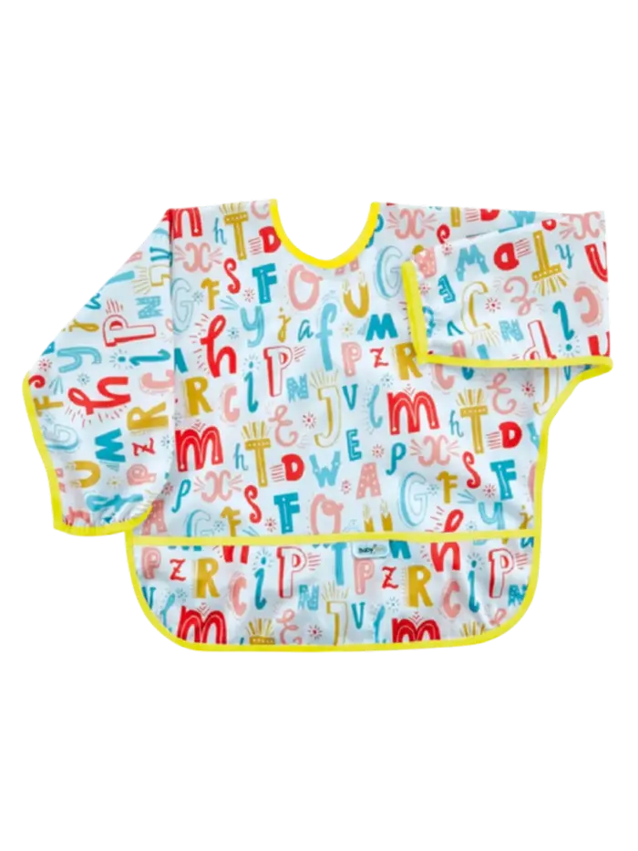 Нагрудник-фартук с рукавами Babyjem Буквы