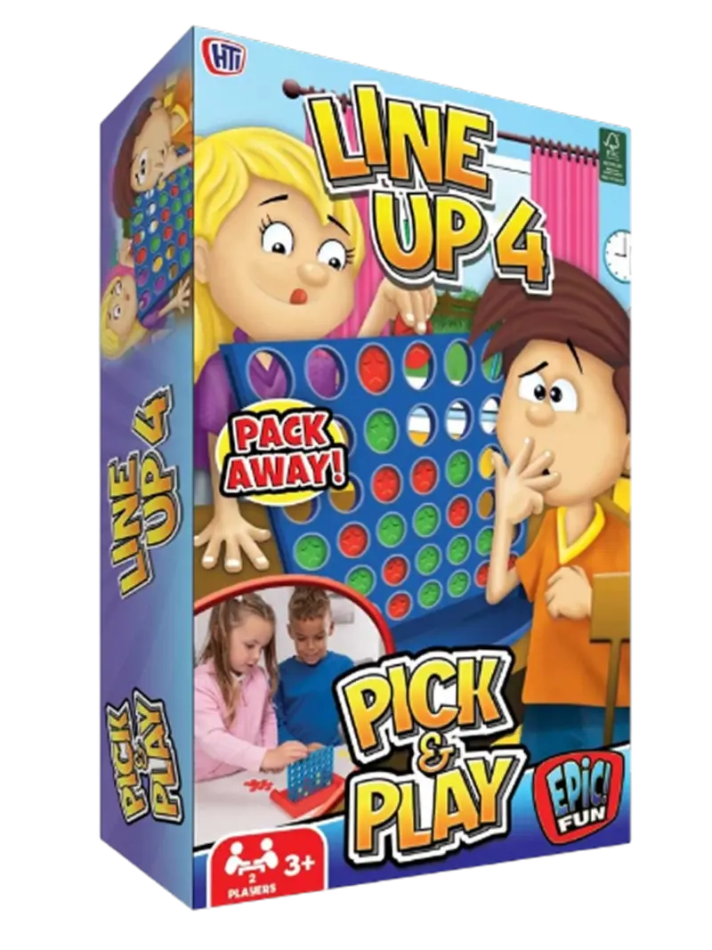 Настольная игра HTI Line Up 4 Pick & Play