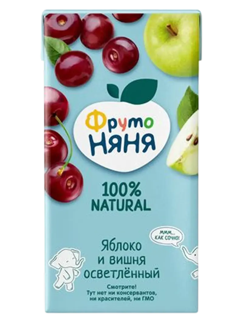 Детский нектар ФрутоНяня яблоко-вишня