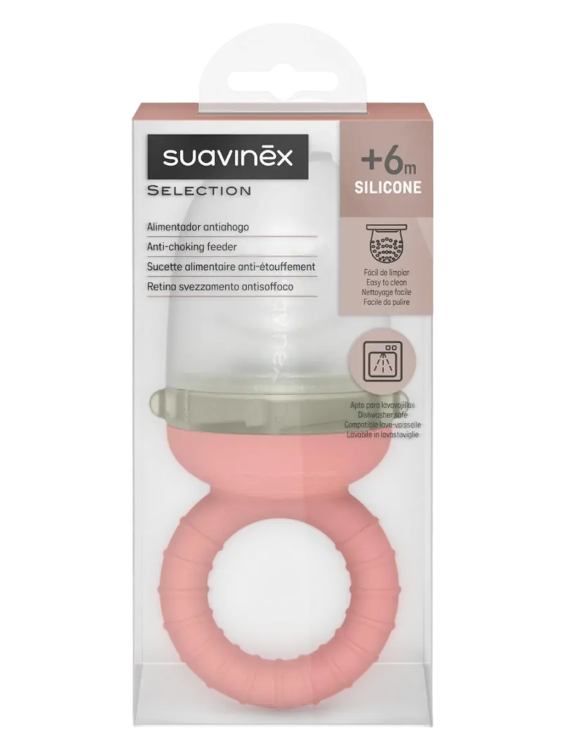 Ниблер для первого прикорма Suavinex розовый