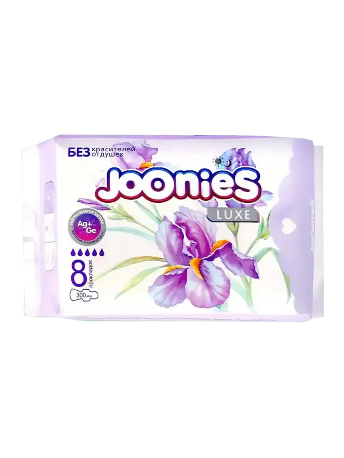 Прокладки гигиенические женские Joonies Luxe Прокладки гигиенические женские Joonies Luxe