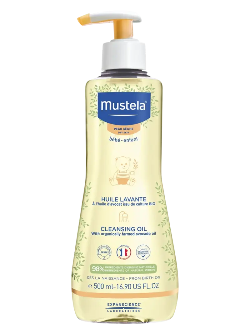 Масло очищающее детское для сухой кожи Mustela